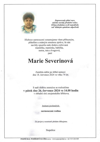 Marie Severinová