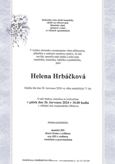 Helena Hrbáčková