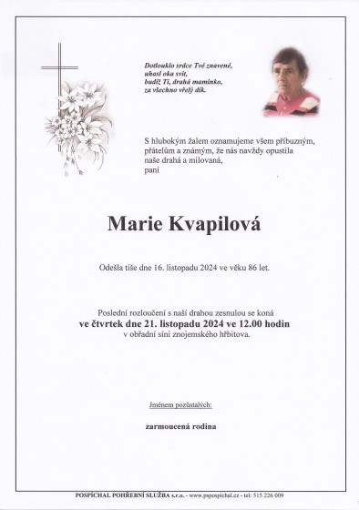 Marie Kvapilová